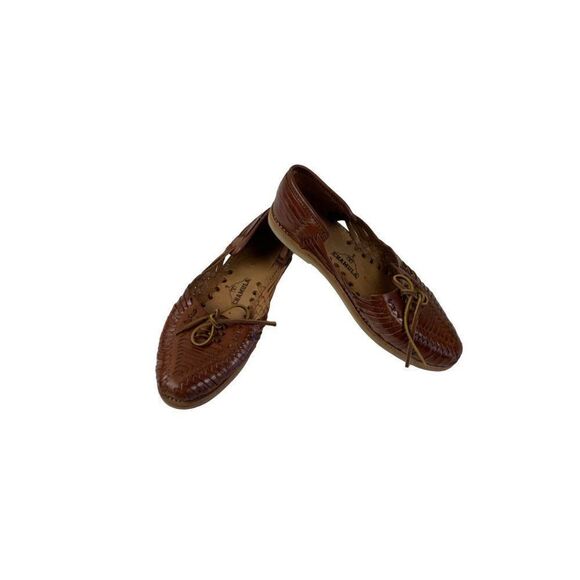 Chamula Huarache Tan Shoes. Sz 6.5 - Picture 1 of 4